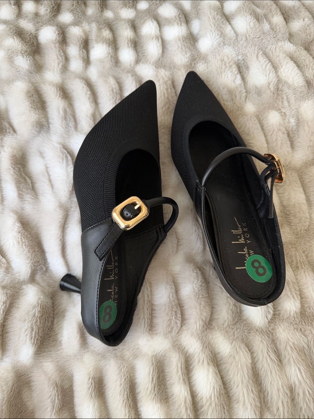 Nicole Miller kitten heels